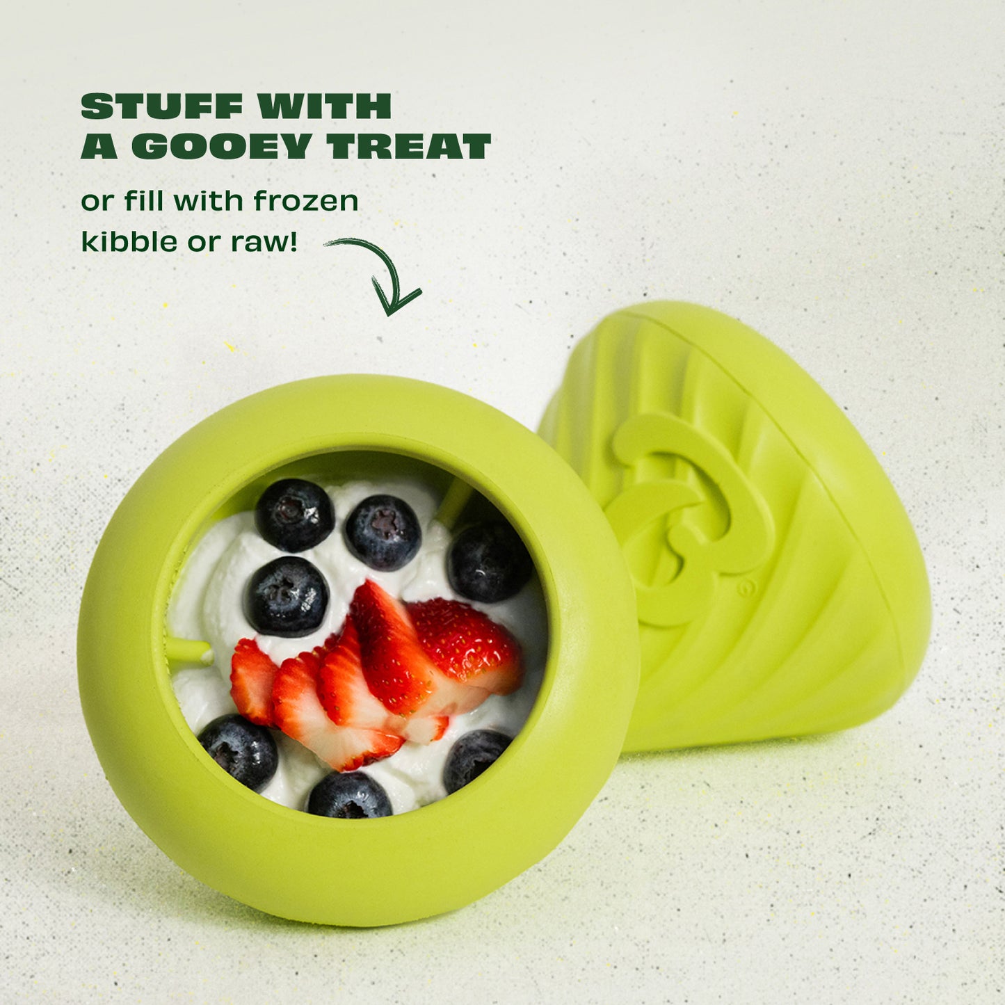 Introducing the Benebone Bounce Cone: Stuff with a Gooey Treat or Fill with Frozen Kibble or Raw Food!