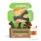 Open the Benebone Limited Edition Chew Collection (4-Pack), featuring four durable, pumpkin spice-flavored dog chews and a pumpkin spice latte graphic. The medium-size bundle is made in the USA.