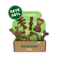 The Benebone Complete Chew Collection (50% off) features seven durable large dog chew toys in assorted shapes, packed in green and brown packaging with a small USA flag icon.