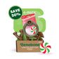 The Benebone Limited Edition Chew Collection (4-Pack) has a “Save 50%” badge and includes a peppermint-flavored ring and wishbone chews, shown in front of a green and brown box with a peppermint candy graphic.