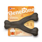 The Benebone Pumpkin Spice Wishbone is a large, durable dark chew toy for dogs, featuring legit pumpkin spice flavor in limited edition orange packaging—a perfect seasonal treat for your pup.