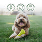 The Benebone Bounce Bone is Made with Natural Rubber, Tooth-Friendly, and Dishwasher Safe.
