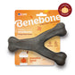 The Benebone Pumpkin Spice Wishbone is a limited-edition dog chew toy, pumpkin spice flavored and ideal for medium dogs under 60 lbs. The festive orange packaging shows fall leaves and a pumpkin for seasonal appeal.
